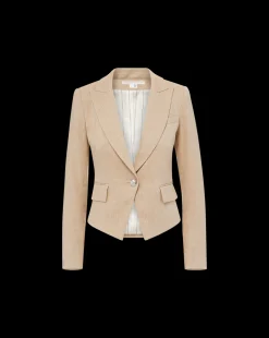 Hosanna Khaki Linen Dickey Jacket><noscript><img width=