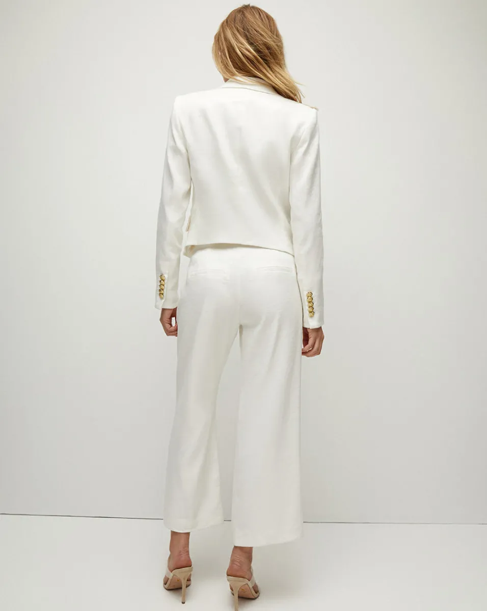 Hosanna Linen Dickey Jacket in>Veronica Beard Online