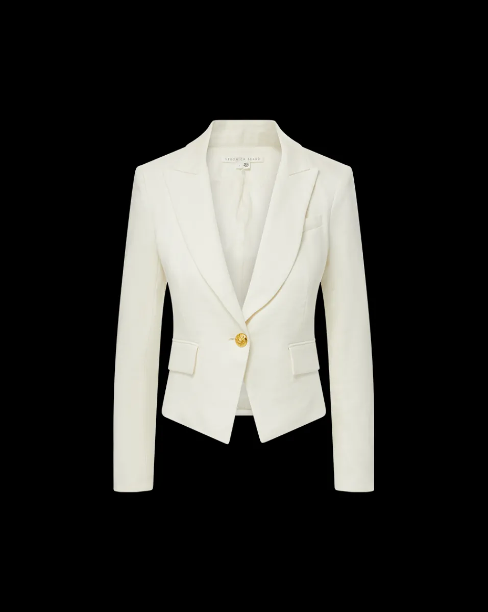 Hosanna Linen Dickey Jacket in>Veronica Beard Online