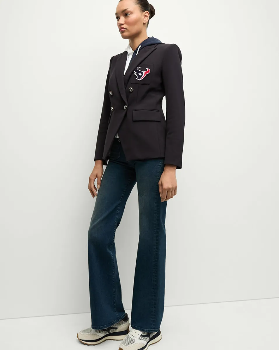 Houston Texans Dickey Jacket in Navy/Silver>Veronica Beard Best