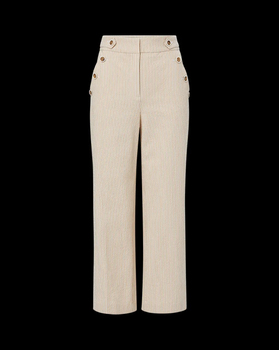 Hunter Seersucker Pant in>Veronica Beard New