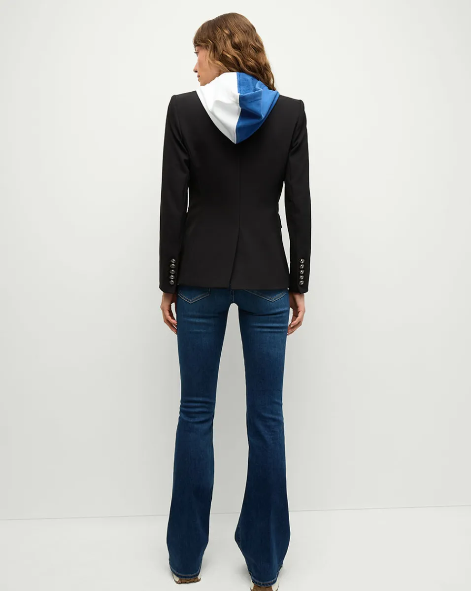 Indianapolis Colts Dickey Jacket in Black/Silver>Veronica Beard New