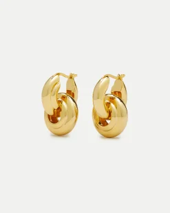 Interlocking Hoop Earring>Veronica Beard Sale