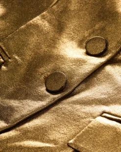 Izara Dickey Jacket in Vintage Gold x Poppy Delevingne><noscript><img width=