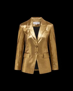 Izara Dickey Jacket in Vintage Gold x Poppy Delevingne><noscript><img width=