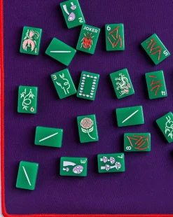 Green Mahjong Tiles | The Lucky Line in>Veronica Beard Outlet