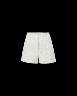 Jazmin Tweed Short in Ivory Multi><noscript><img width=