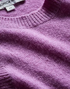 Jerrel Cashmere Tank Top in Purple><noscript><img width=