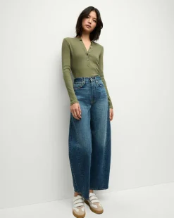 Jocelyn Henley Shirt in Stone Army><noscript><img width=