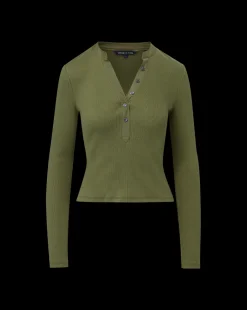 Jocelyn Henley Shirt in Stone Army><noscript><img width=