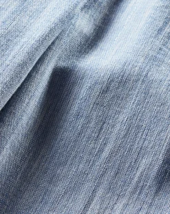 Jude Metallic Pinstripe Pant in Blue Oasis>Veronica Beard New