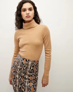 Jurnee Cashmere Turtleneck>Veronica Beard Sale