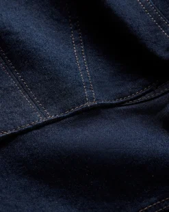 Karrigan Denim Midi Dress in Dark Wash><noscript><img width=