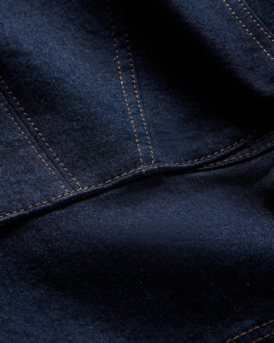 Karrigan Denim Midi Dress in Dark Wash>Veronica Beard Online