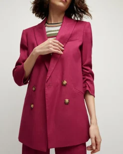 Kiernan Linen Dickey Jacket>Veronica Beard Online