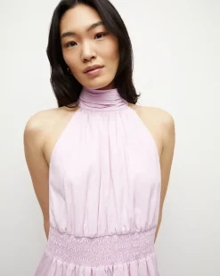 Kinny Poplin Halter Midi Dress><noscript><img width=