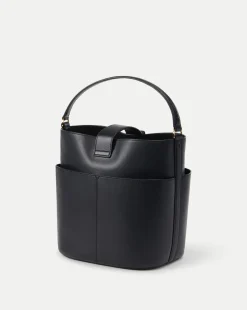 Large Crest Lock Bucket Bag in><noscript><img width=