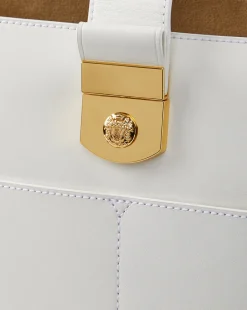 Large Crest Lock Bucket Bag in><noscript><img width=