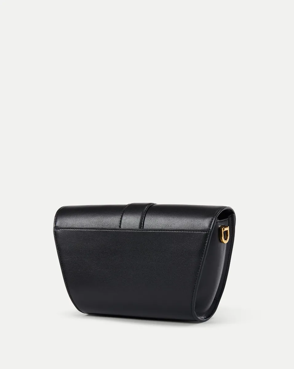 Large Crest Lock Trap Bag in>Veronica Beard Hot