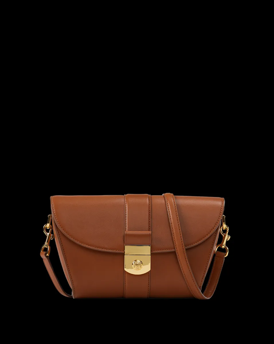 Large Crest Lock Trap Bag in>Veronica Beard Best