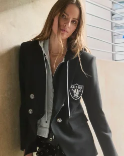 Las Vegas Raiders Dickey Jacket in Black/Silver><noscript><img width=