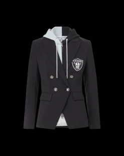 Las Vegas Raiders Dickey Jacket in Black/Silver><noscript><img width=