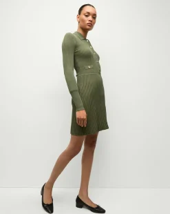 Lauper Sweater Dress in Stone Army><noscript><img width=