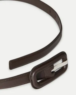 Lavanda Belt in Chocolate Brown><noscript><img width=