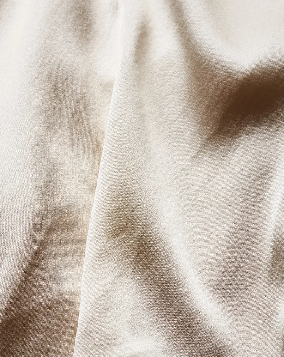 Leilany High Neck Silk Top in>Veronica Beard Hot