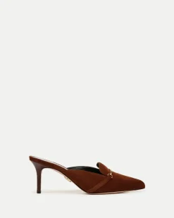 Leslie Suede Mule in>Veronica Beard New