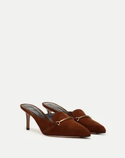 Leslie Suede Mule in>Veronica Beard New