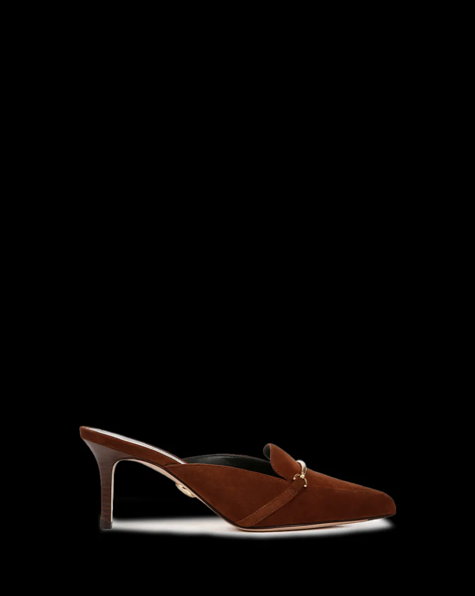 Leslie Suede Mule in>Veronica Beard New