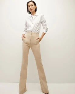 Libby Poplin Button-Down Shirt>Veronica Beard Sale