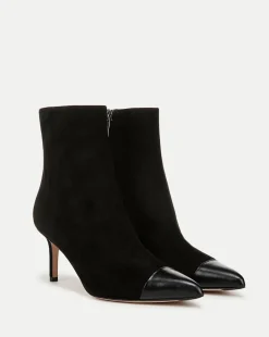Lisa Cap-Toe Heeled Ankle Boot in>Veronica Beard New