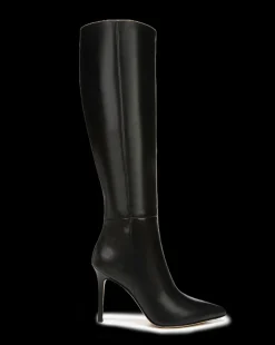 Lisa Leather Tall Boot Wide-Calf><noscript><img width=