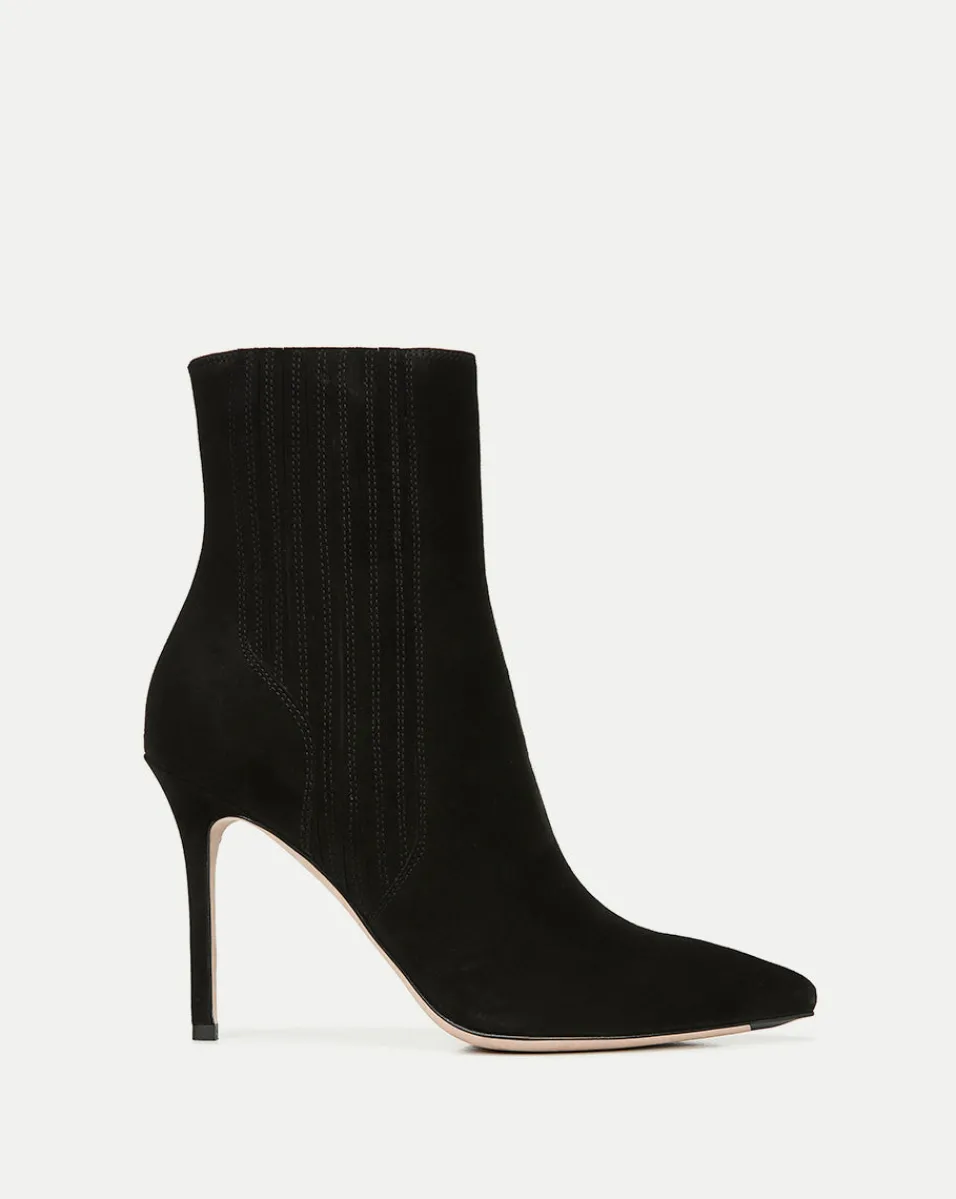 Lisa Suede Stiletto-Heel Bootie>Veronica Beard Hot