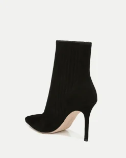Lisa Suede Stiletto-Heel Bootie><noscript><img width=