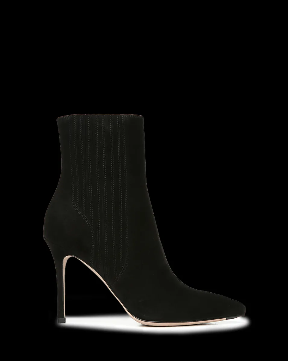 Lisa Suede Stiletto-Heel Bootie>Veronica Beard Hot