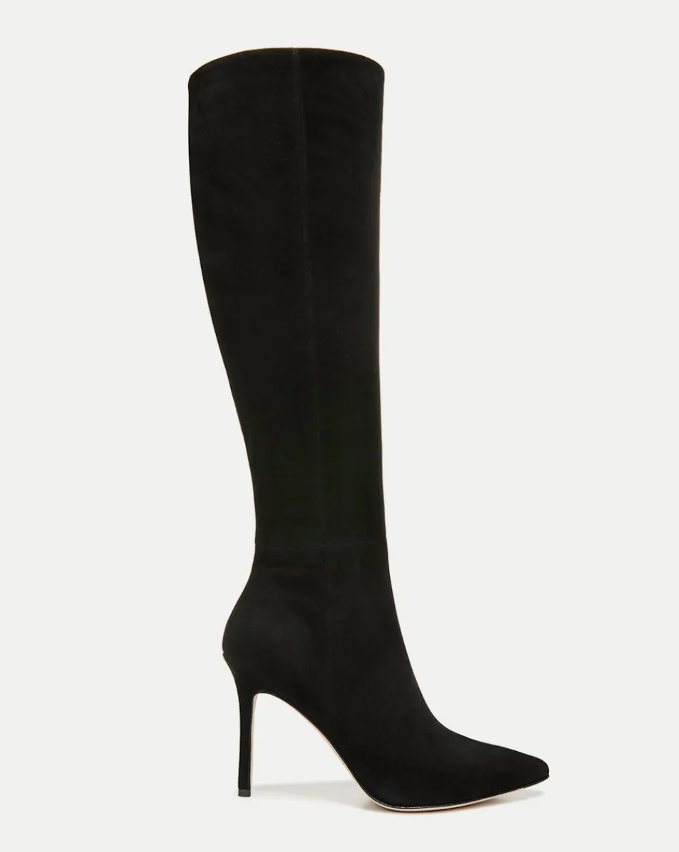 Lisa Suede Tall Boot Wide Calf>Veronica Beard Clearance