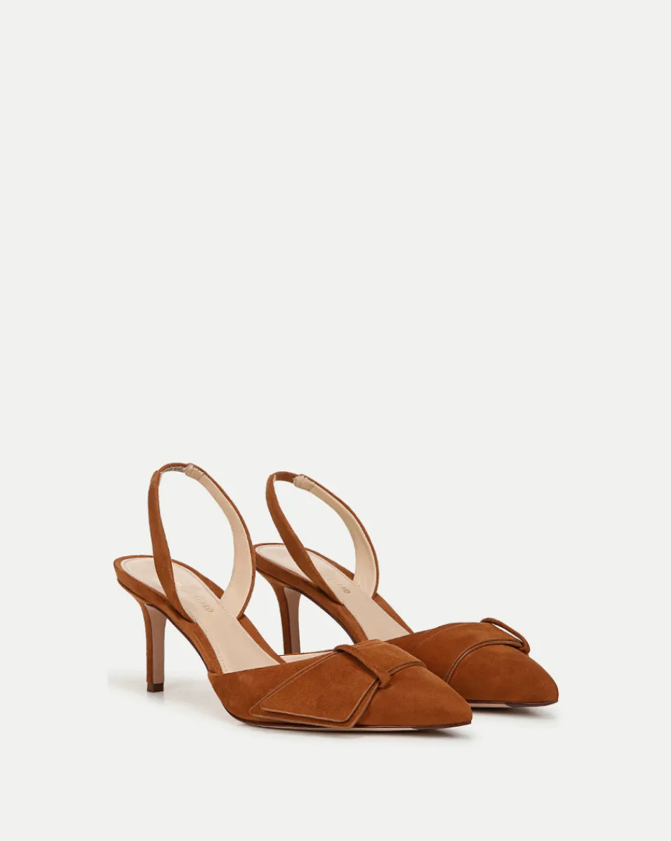 Lisbeth Suede Slingback Pump in>Veronica Beard Sale