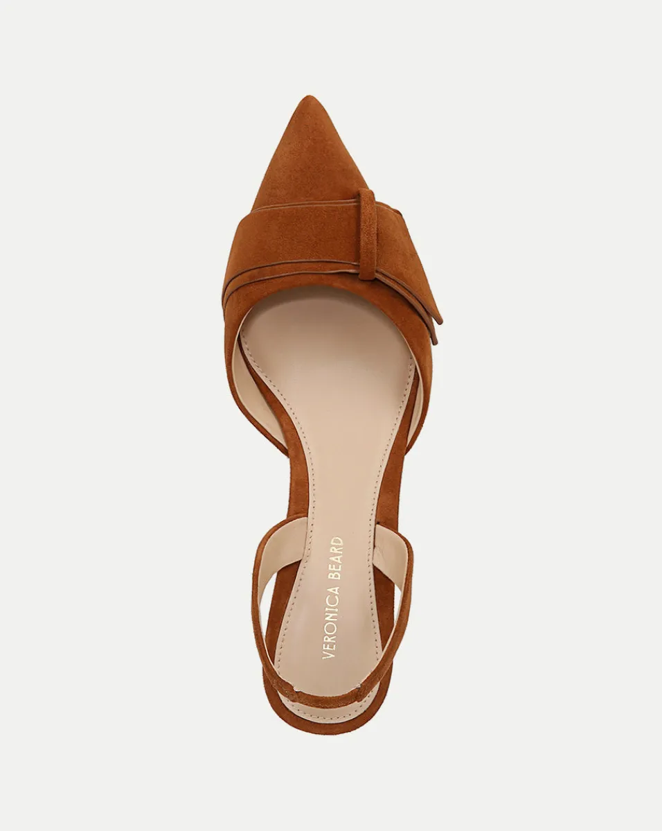 Lisbeth Suede Slingback Pump in>Veronica Beard Sale