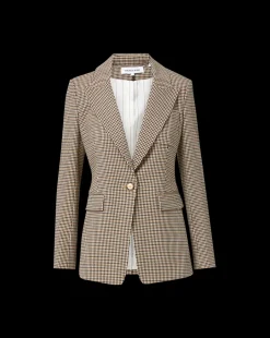 Livvy Dickey Jacket | Houndstooth Blazer><noscript><img width=