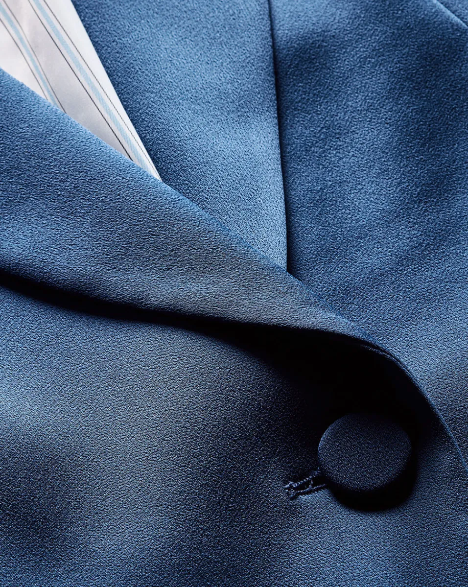 Long And Lean Dickey Jacket in Blue Stone>Veronica Beard Hot