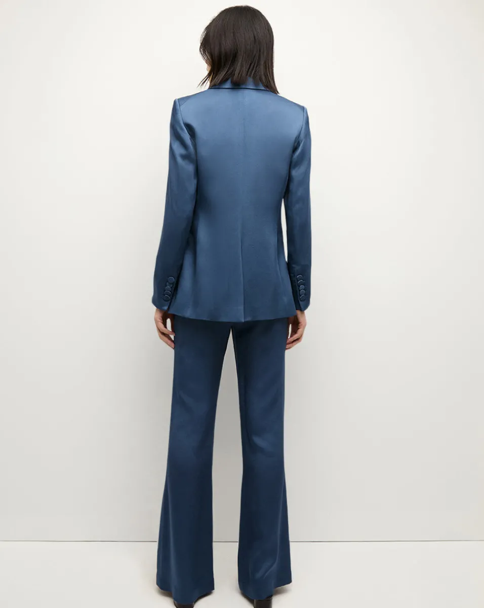 Long And Lean Dickey Jacket in Blue Stone>Veronica Beard Hot