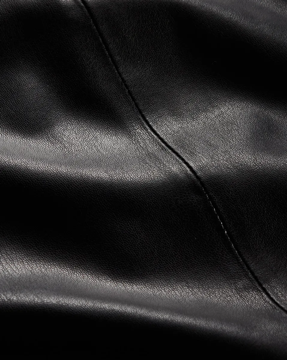 Louise Vegan Leather Skirt in>Veronica Beard Online