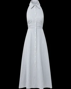 Mackey Seersucker Halter Dress in><noscript><img width=