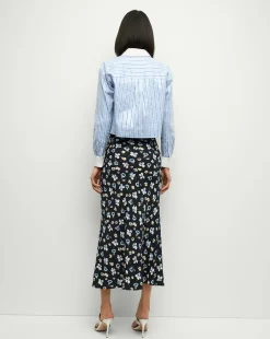 Maia Sequin Shirt in Blue Sky/White><noscript><img width=