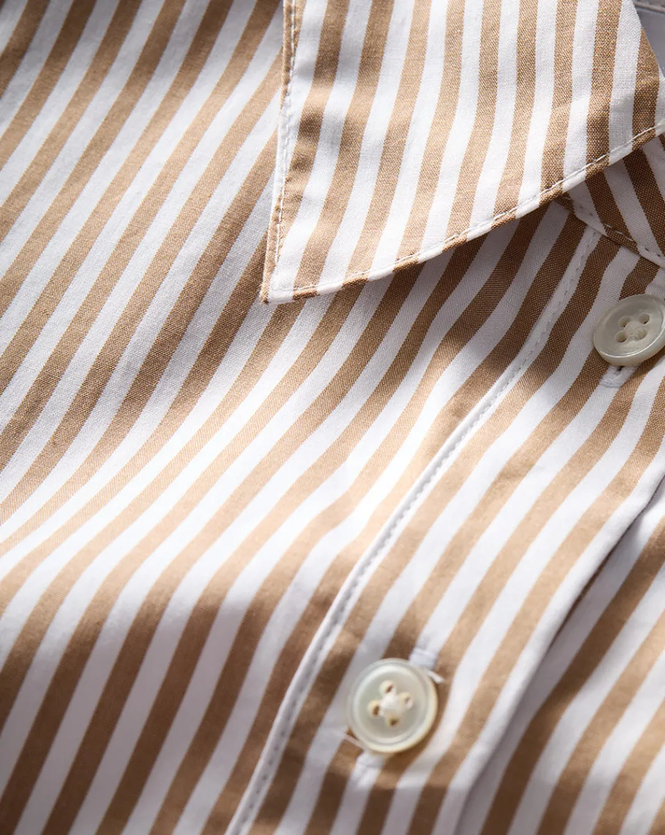 Maia Striped Shirt in>Veronica Beard Sale