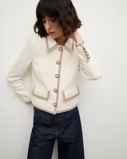 Makayla Cropped Jacket in>Veronica Beard New
