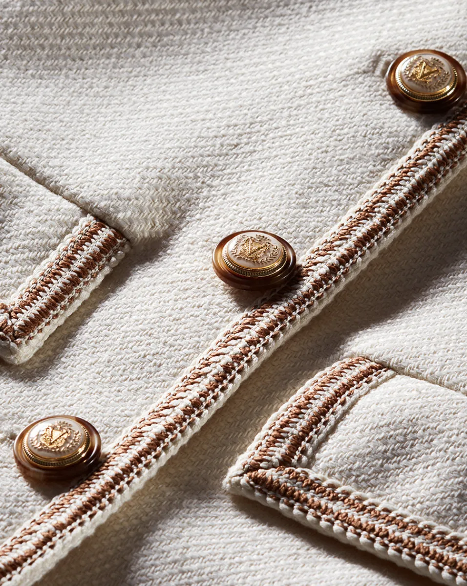 Makayla Cropped Jacket in>Veronica Beard New